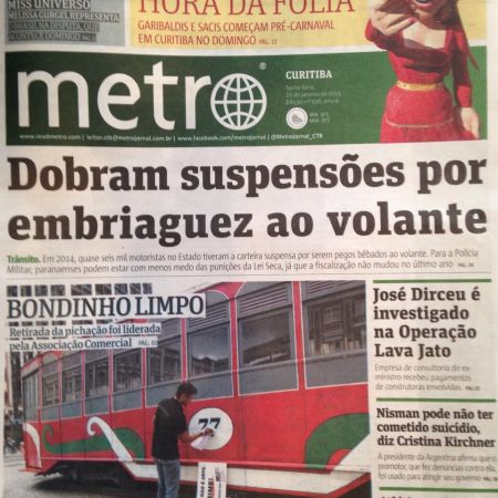 Jornal Metro - Bondinho Limpo